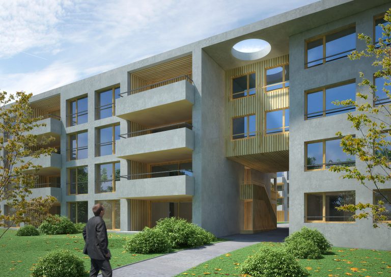 Anjana Perera Visualisierung - Wohnbebauung Sonnenfeld - mit Air Architekten AG, Kreuzlingen