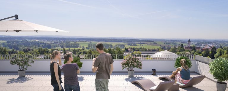 Anjana Perera Visualisierung -  Wohnbebauung in Aulendorf - für BauPunkt Weingarten